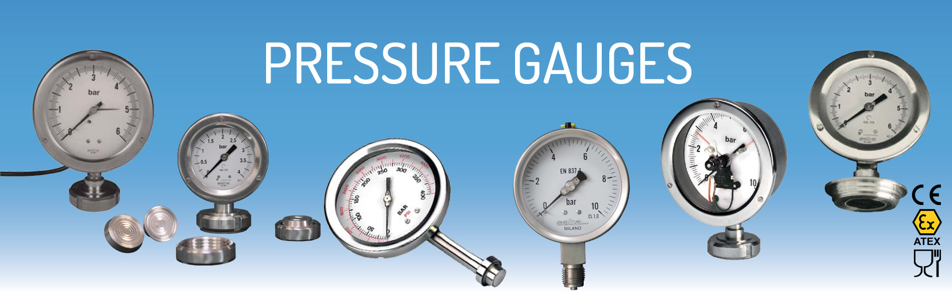 Pressure gauges